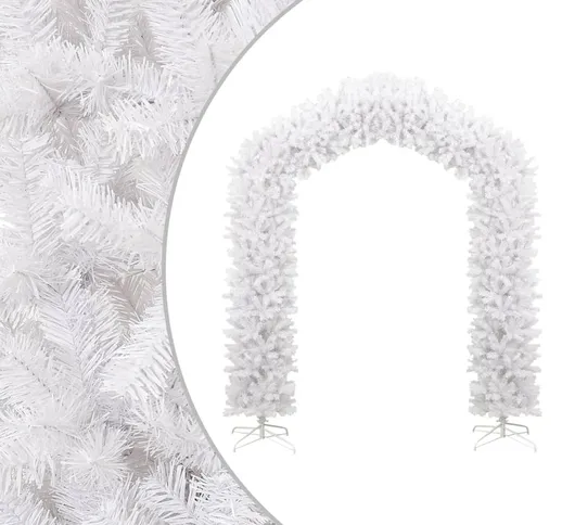 vidaXL Albero di Natale ad Arco Bianco 270 cm