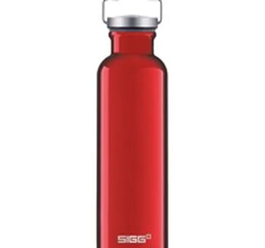 Original Uso quotidiano 750 ml Alluminio Rosso, Bottiglia di acqua