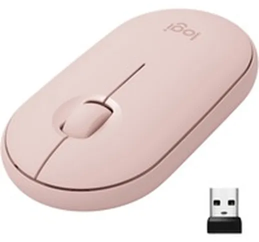 Pebble M350 mouse Ambidestro Wireless a RF + Bluetooth Ottico 1000 DPI