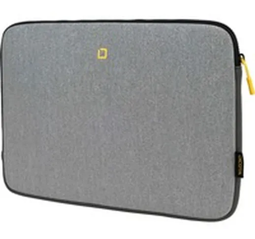 D31743 borsa per notebook 35,8 cm (14.1") Custodia a tasca Grigio, Giallo, Notebook case