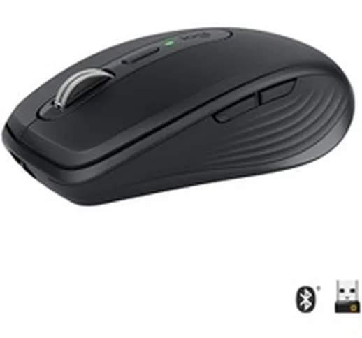 MX Anywhere 3 mouse Mano destra Wireless a RF + Bluetooth 4000 DPI