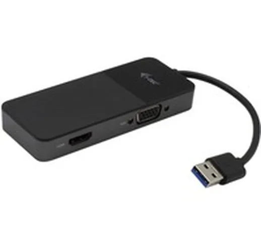 USB 3.0 / USB-C Dual HDMI and VGA Video Adapter, Adattatore