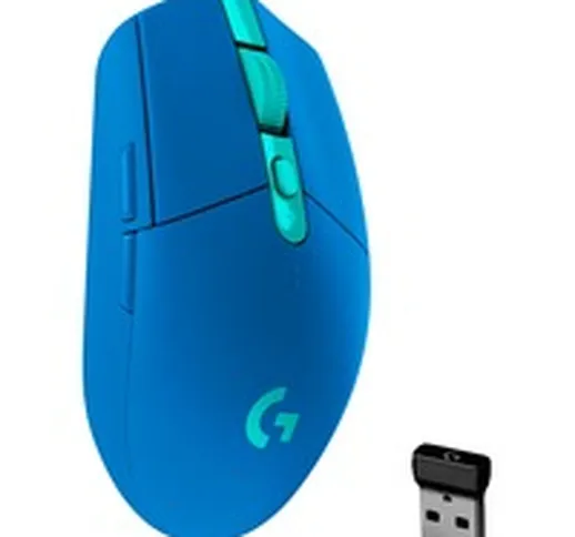 G305 mouse Mano destra RF senza fili + Bluetooth Ottico 12000 DPI