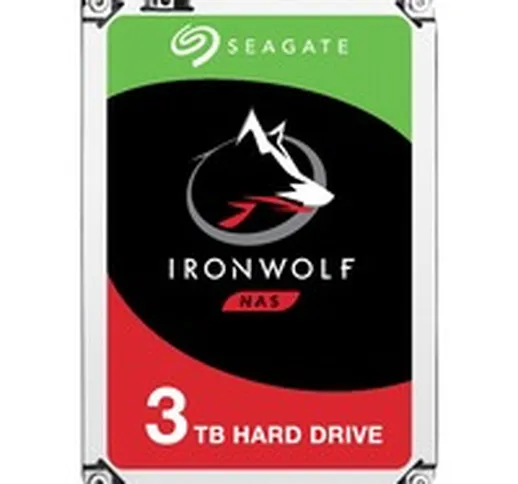 IronWolf ST3000VN007 disco rigido interno 3.5" 3000 GB Serial ATA III, Hard-disk