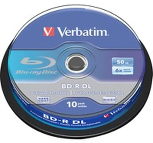 43746 disco vergine Blu-Ray BD-R 50 GB 10 pz