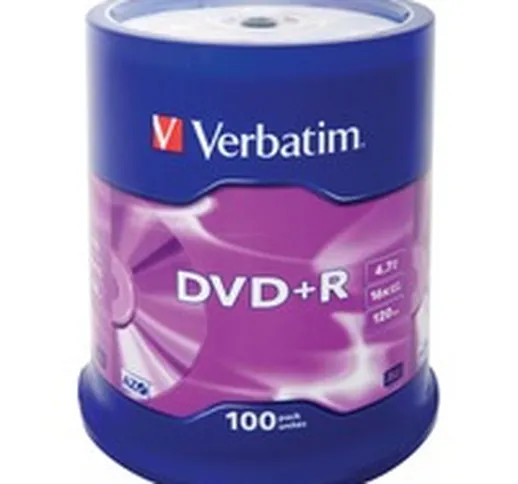 DVD+R Matt Silver 4,7 GB 100 pz