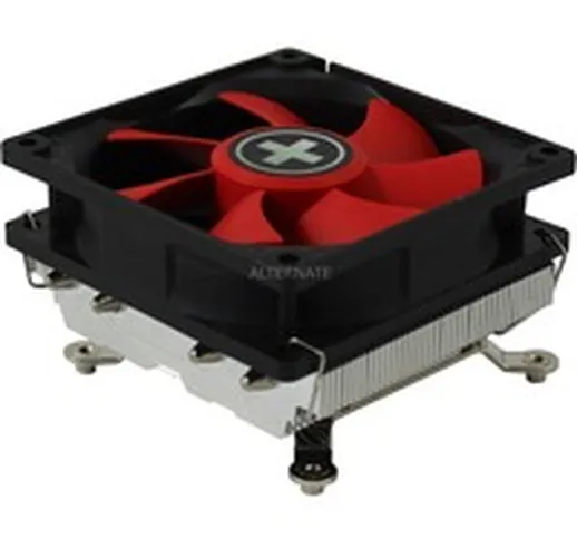 XC040 ventola per PC Processore Refrigeratore 9,2 cm Nero, Rosso, raffreddamento CPU