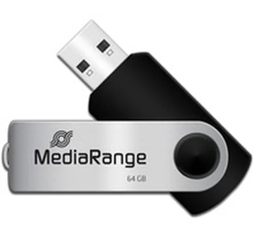 64GB USB 2.0 unità flash USB USB Type-A / Micro-USB Nero, Argento, Chiavetta USB