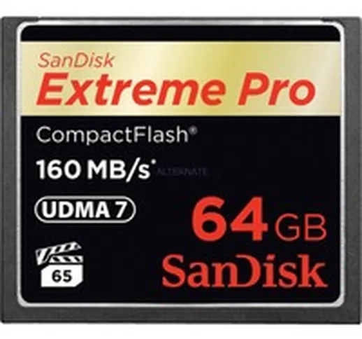 64GB Extreme Pro CF 160MB/s memoria flash CompactFlash, Scheda di memoria