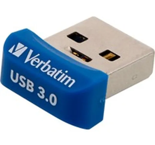 Store ''n'' Stay NANO - Memoria USB 3.0 da 64 GB - Blu