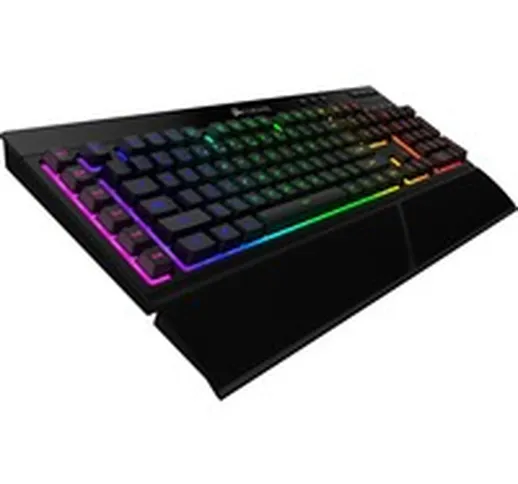 K57 RGB tastiera USB + Bluetooth QWERTZ Tedesco Nero, Tastiera da gioco