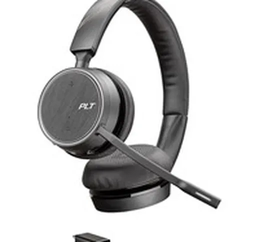 Voyager 4220 UC Cuffia Padiglione auricolare Bluetooth Nero, Headset