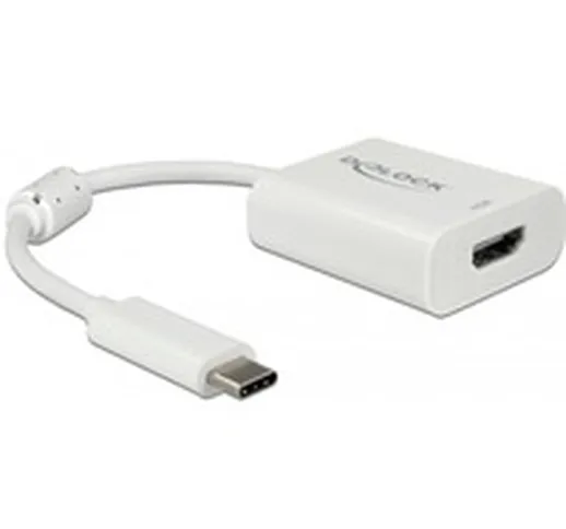 63937 cavo e adattatore video 0,1 m USB tipo-C HDMI Bianco