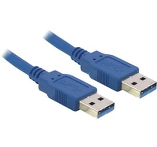 Cable USB 3.0-A male/male cavo USB 1,5 m USB A Blu