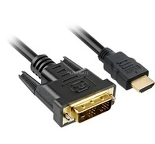 4044951009053 cavo e adattatore video 2 m HDMI DVI-D Nero