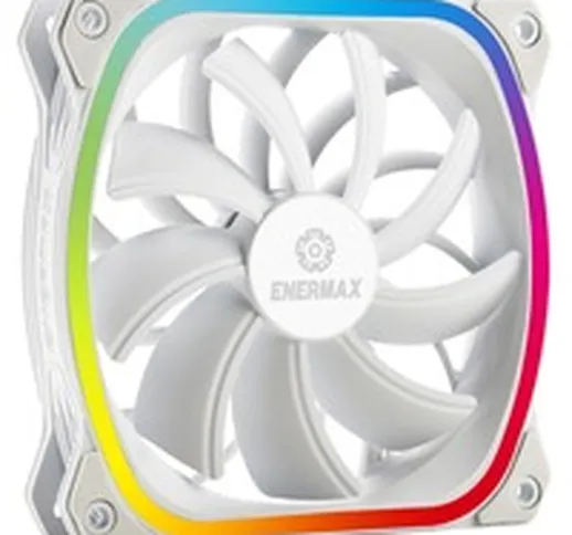 SquA RGB Case per computer Refrigeratore 12 cm Bianco, Ventola