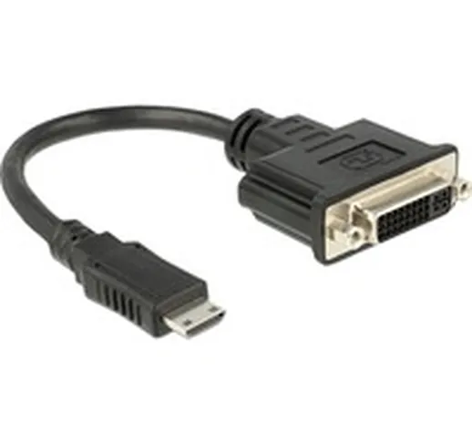 65564 cavo e adattatore video 0,2 m HDMI Type C (Mini) DVI-D Nero
