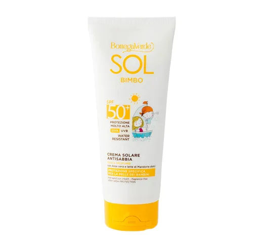 SOL bimbo - Crema solare - antisabbia, resistente all'acqua - senza profumo - con Aloe ver...