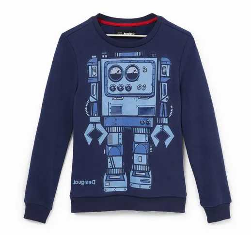 Maglione felpato luci - BLUE - 13/14