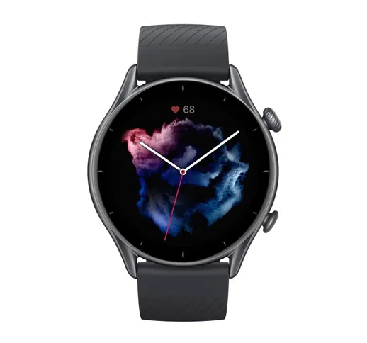 Amazfit gtr 3 pro smartwatch 1.45 amoled touch screen bluetooth gps satellitare black