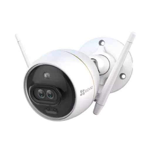 Ezviz c3x telecamera di sorvegliana da esterno dual lens full hd 1080p wi-fi visione nottu...