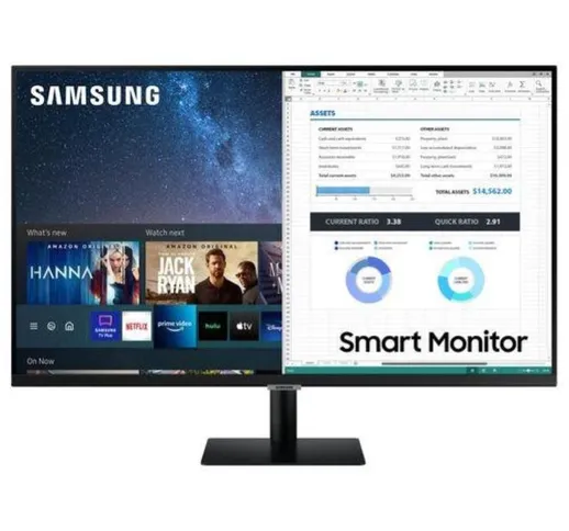  smart monitor m5 (s27am500), flat 27``, 1920x1080 (full hd), piattaforma smart tv (amazon...