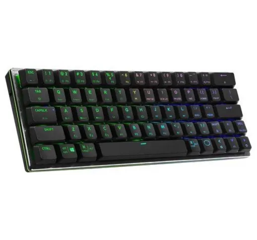 Cooler master sk622 tastiera gaming meccanica rgb bluetooth/usb switch red layout italia g...