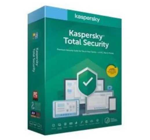 Software kaspersky total security multi-device 3pc - 1 anno