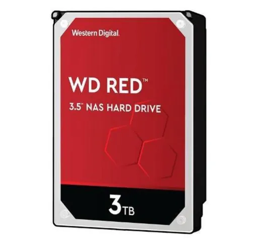 Western digital wd30efax red unita` interna per nas da 3tb 5400 giri/min sata 6gb/s smr 25...