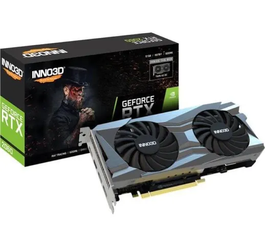  scheda grafica nvidia geforce rtx 2060 twin x2 oc 12gb gddr6 3xdisplayport hdmi 192 bit p...