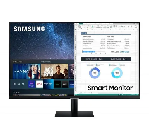  smart monitor 27 led va ls27am500nuxen 1920x1080 full hd tempo di risposta 8 ms