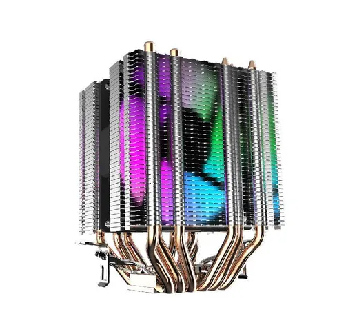 Noua blizzard ventola mini dual tower rgb 90mm lga 1151>2011 amd am3>am4