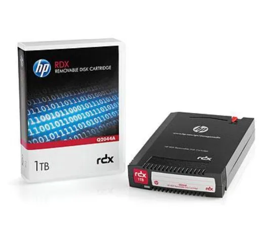 Hp rdx 1tb cartuccia rdx di backup capacita` supporto dati nativi 1tb capacita` supporto 2...