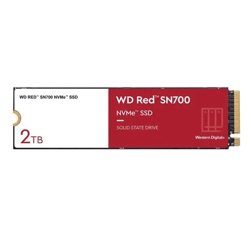 Western digital sn700 ssd wd red 2.000gb pcie express 3.0 m.2 mvme per dispositivi nas