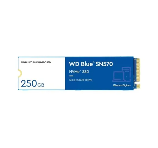 Western digital wd blue sn570 m.2 ssd 250gb pci express 3.0 nvme