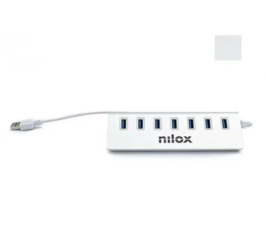 Nilox hub usb 7 porte 3.0