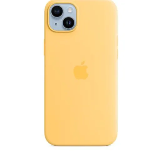  cover con magsafe in silicone sunglow per iphone 14 plus