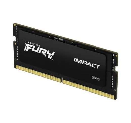  fury impact kit memoria ram 2x32gb tot 64gb 4.800mhz tipologia so-dimm tecnologia ddr5