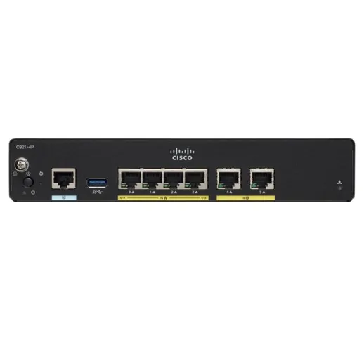  c927-4p integrated services router vdsl2/adsl2+ cable mdm switch a 4 porte gige porte wan...