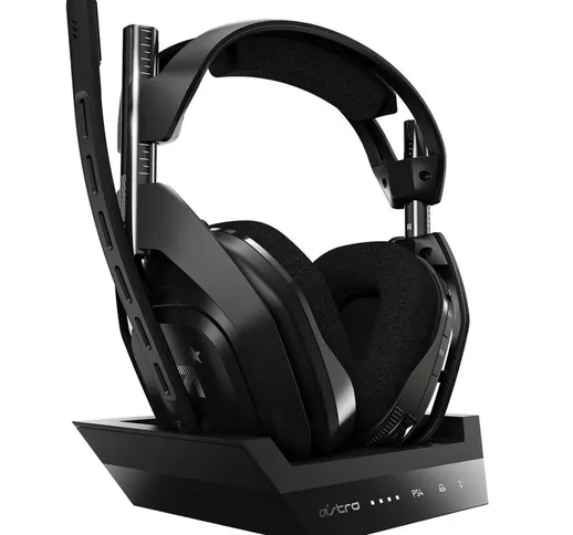 Astro gaming a50 cuffia gaming wireless e stazione base di ricarica 4Â° generazione dolby...