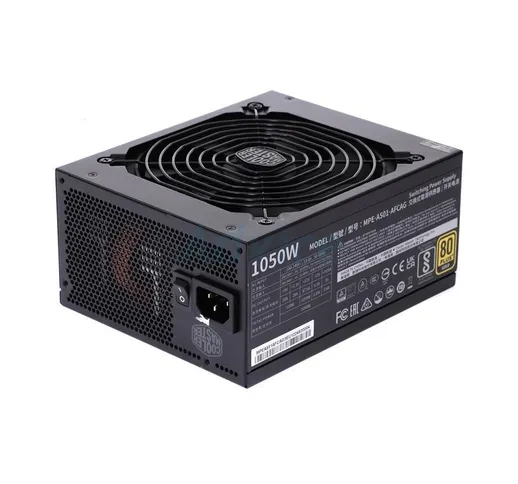 Cooler master mwe gold 1050 v2 alimentatore 1.050 w 80 plus gold 140mm fan active pfc psu...