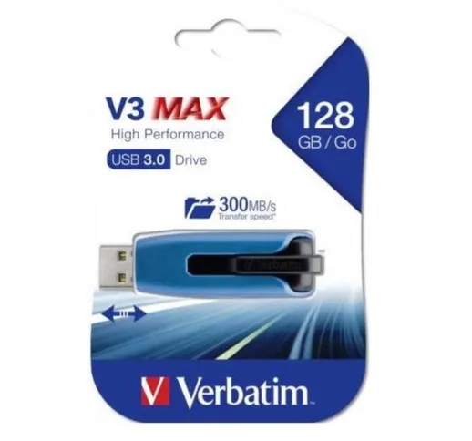 Pen drive v3 max store`n`go 128gb usb3.0 (49808) blu