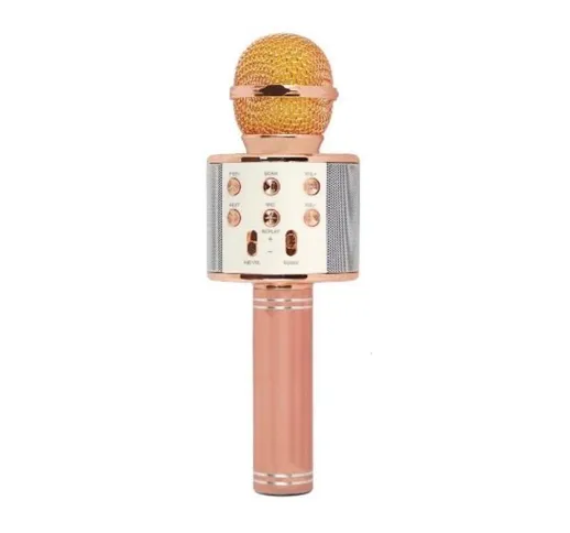 Xtreme 27837pk microfono con speaker integrato bluetooth portatile hollywood pink