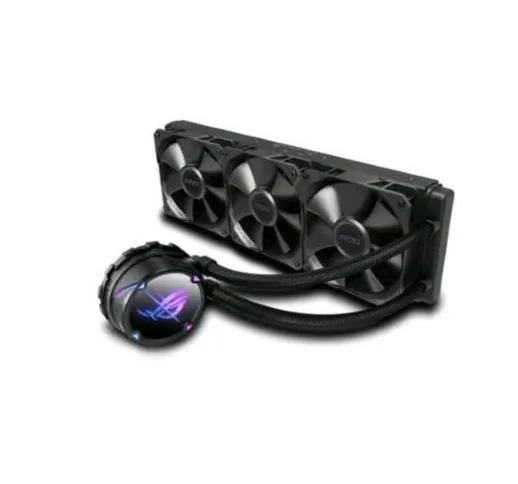  rog strix lc ii 360 ikit di raffredamento a liquido per cpu cooler 360mm 3 ventole pwm co...