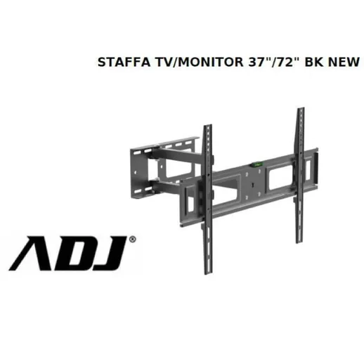 Adj staffa tv/monitor 37/72 bk new max 50kg max vesa 600*400 snodo180?