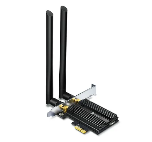 SCHEDA AX3000 WIFI PCI-E BT 5.O 2402MBPS 5GHZ+74MBPS 2.4GHZ 2 ANT.