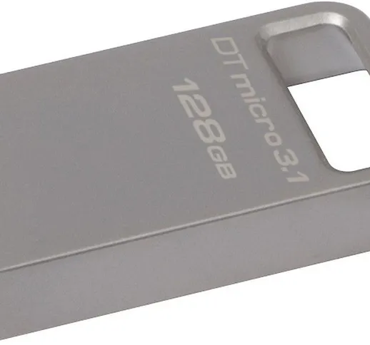  Technology DataTraveler Micro 3.1 128GB unità flash USB USB tipo A 3.2 Gen 1 (3.1 Gen 1)...