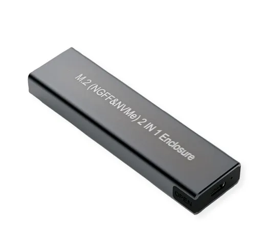 BOX M.2 NVME TO USB 3.2 TYPE C VALUE SUPPORTA 2242, 2260, 2280