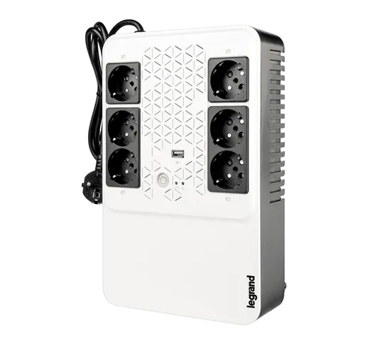 Legrand Keor Multiplug A linea interattiva 0,6 kVA 360 W 6 presa(e) AC