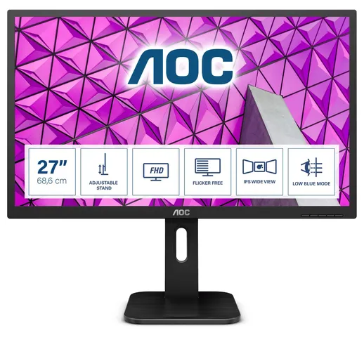  P1 27P1 monitor piatto per PC 68,6 cm (27) 1920 x 1080 Pixel Full HD LED Nero